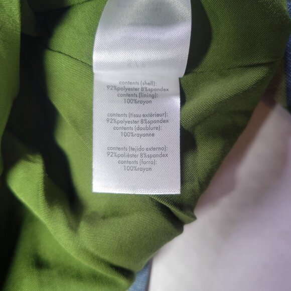 WeWoreWhat Women Green Plaid Cropped Blazer Jacket Size Small - Picture 4 of 10